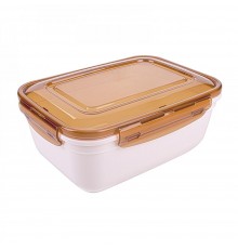 Воздухонепроницаемый глубокий контейнер 3000мл (18шт) КРЕМ арт.301241