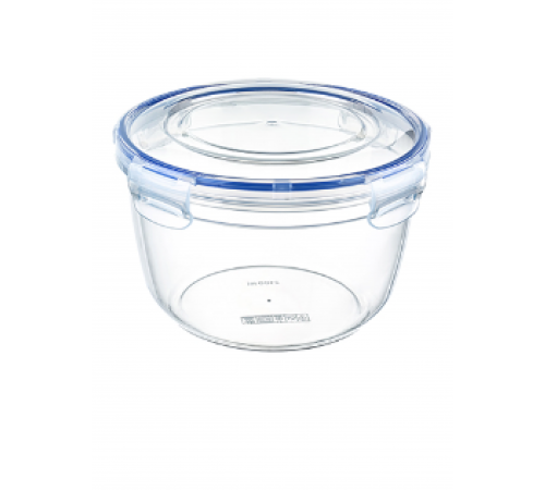 Воздухонепроницаемый круглый глубокий контейнер 2100 мл (24)шт  30513