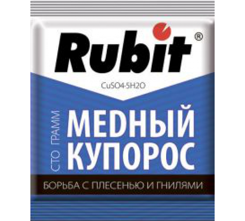 Средство от белезней растений Медный купорос 100г Рубит (80) арт. 52156
