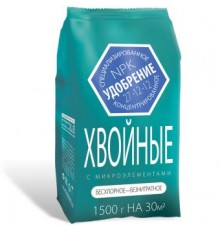 Удобрение Хвойное с микроэлементами 1,5кг (10) минеральное Агроуспех арт. 51777