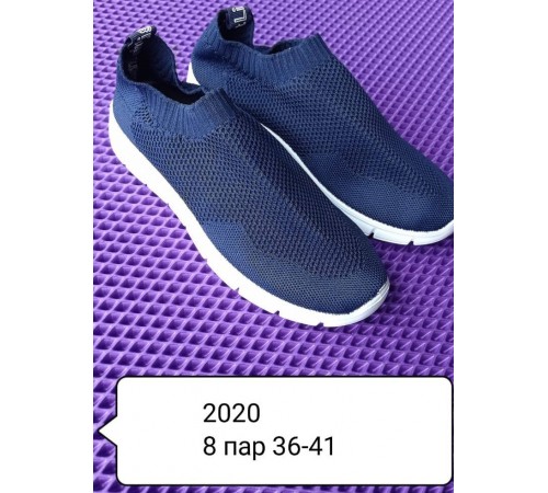 Кроссовки Женские арт 2020 рр 36-41 синий  (8 пар)