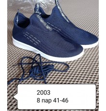 Кроссовки Мужские  арт 2003 рр 41-46 синий (8 пар)