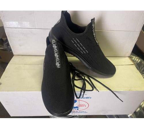 Кроссовки Мужские  арт 2003 рр 41-46 черный (8 пар)