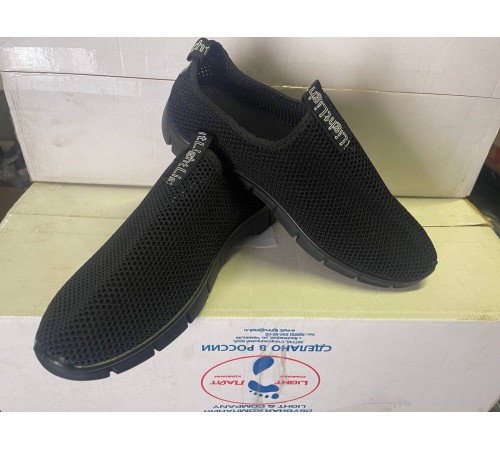 Кроссовки Мужские  арт 2006 рр 41-46 черный (8 пар)