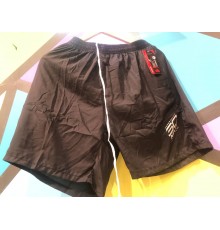 Шорты мужские арт. 32# боковой принт черный X-5XL 10/уп