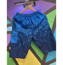 Шорты мужские арт.7721 принт XL-5XL синие ассорти 5/уп