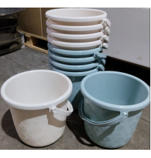 Ведро Люкс 6л в коробке (бирюзовый и молочный) 1/10 арт ЭП 344883