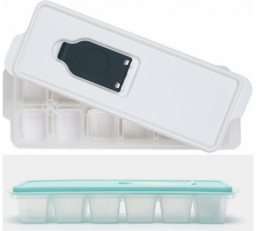 Форма для льда с крышкой антрацит (36шт) арт,16013