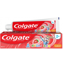 Зубная паста Colgate Доктор Заяц со вкусом клубники  (66 г) (12/сп/48/кор)