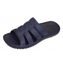 Мужские шлепанцы черные арт 072 (40-45р)  (12шт/уп)