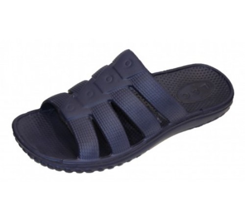 Мужские шлепанцы черные арт 072 (40-45р)  (12шт/уп)