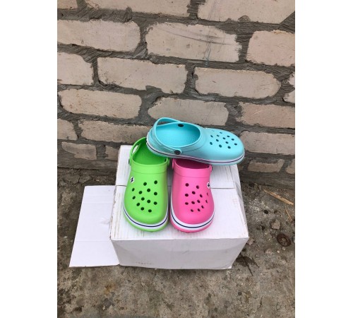 Кроксы женские ассорти арт.159у (8шт/уп.,р.36-41)