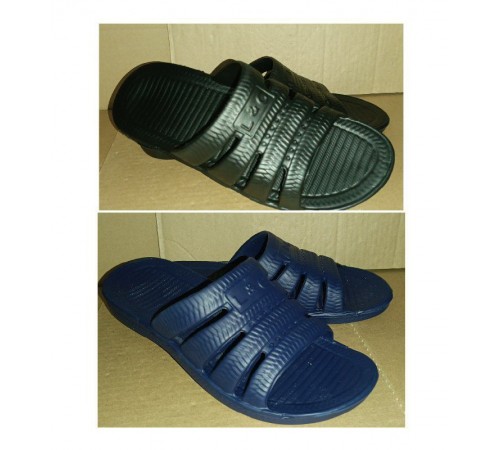 Мужские шлепанцы синие арт 137 (40-45р)  (12шт/уп)
