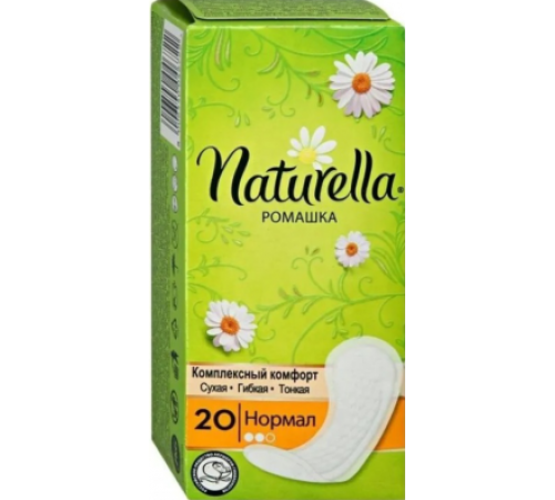 Прокладки Натурелла ежедневные Ромашка Нормал 20шт *18