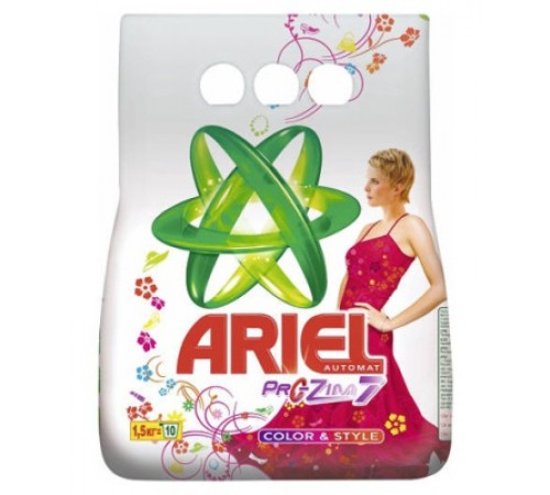 Стиральный порошок ARIEL Ариель Автомат Колор энд стайл 1500г *5*10*   /480
