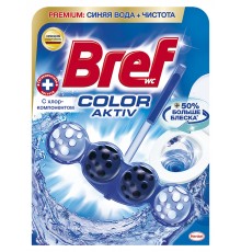 Блок д/унитаза Бреф ЦВЕТНАЯ ВОДА с Хлор-компонент 50г *10*1620