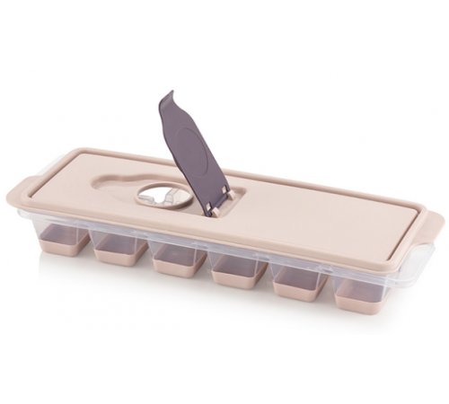 Форма для льда с крышкой  и силиконовым дном  арт 16014(36шт)