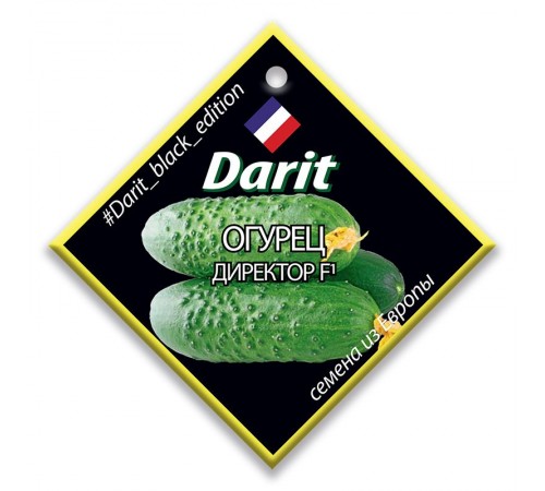Огурец Директор F1, семена Дарит Black Edition 5шт (400) арт. 113120 (10/уп)