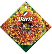 Гайлардия красивая Лоллипап двухцветная, семена Дарит 0,1г (300) арт. 84708 (10/уп)