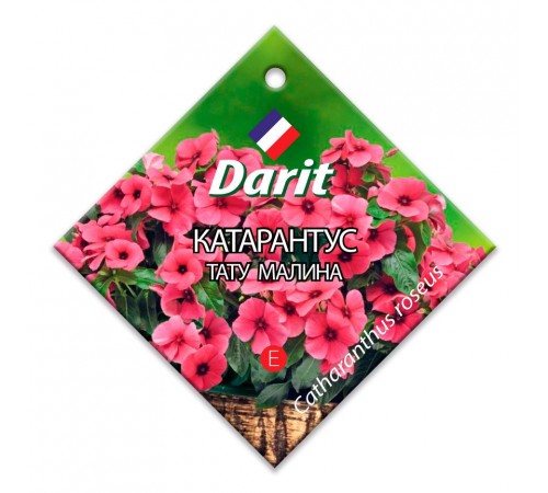 Катарантус Тату Малина, семена Дарит 7шт (500) арт. 91317 (10/уп)