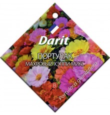 Портулак махровый Хэппи микс, семена Дарит 0,1г (400) арт. 5711 (10/уп)