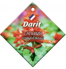 Сальвия Красные губки, семена Дарит 0,1г (400) арт. 5658 (10/уп)