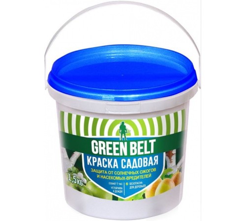 Краска садовая акриловая 1,5 кг ГБ12 шт/кор арт.  01-493