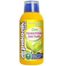 АГРИКОЛА Аква 250мл Удобрение от пожелтения листьев 25шт/кор арт.04-447