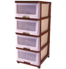 Комод Клиер 4 ящика бежевый (уп 1шт) арт.04024