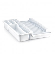 Сушка для посуды раздвижная  белая (20 шт) арт.07101