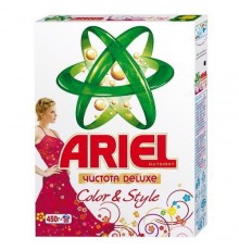 Стиральный порошок ARIEL Ариель Автомат Color&Style 450гр  11*22*