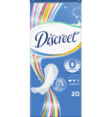 Прокладки Discreet ежедневные Дышащие Air (син.) 20шт   *18 / 360