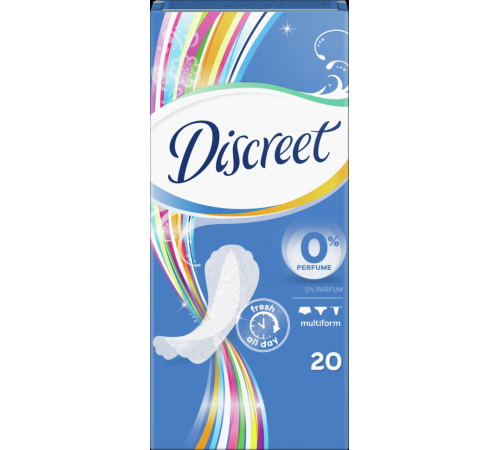 Прокладки Discreet ежедневные Дышащие Air (син.) 20шт   *18 / 360