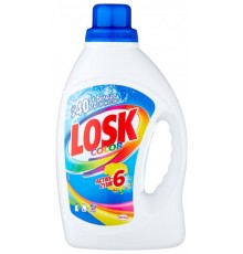 Losk Жидкое средство для стирки COLOR для цветного белья, 1.3л 1/4