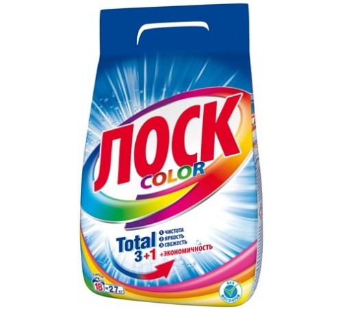 Стиральный порошок LOSK ЛОСК Автомат Color 2,7кг *2*4*