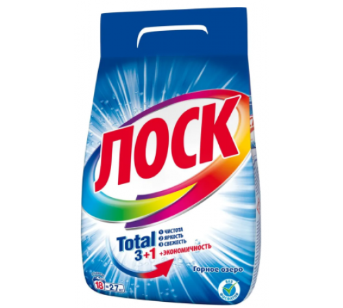 Стиральный порошок LOSK ЛОСК Автомат Горное Озеро 2,7кг *2*4*