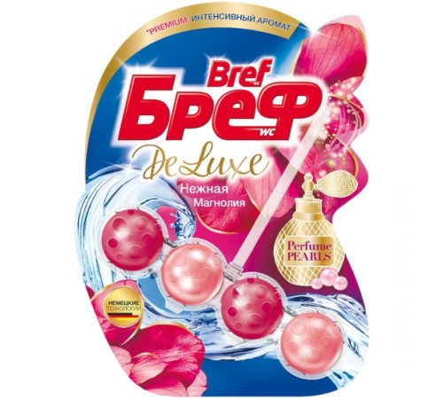 Блок д/унитаза Бреф Deluxe Нежная магнолия 50г
