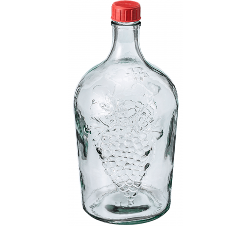 Стеклобанка 3,0л.  d38 Т/О Винная (4ШТ/УП)