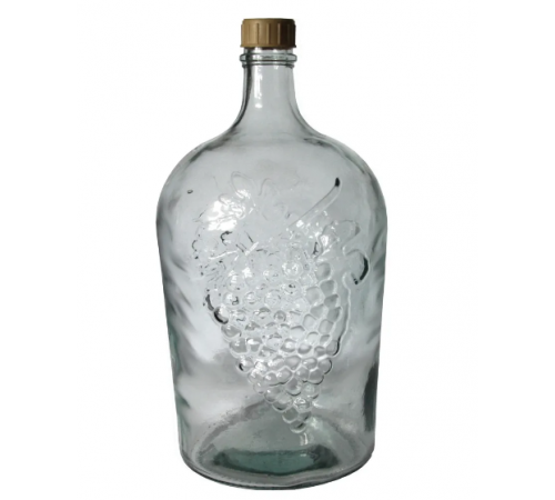 Стеклобанка 5,0л.  d38 Т/О Винная (4ШТ/УП)