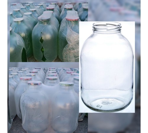 Стеклобанка 10л.  d58 Т/О  (2ШТ/УП)