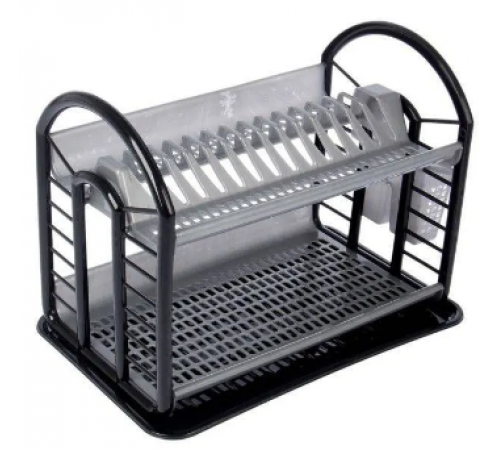 Сушка для посуды Антик антрацит - серый (уп 12 шт) арт.07202