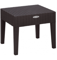 Столик журнальный квадратный RATTAN OLA DOM (коричневый) 530/460/450мм ЭП 401417