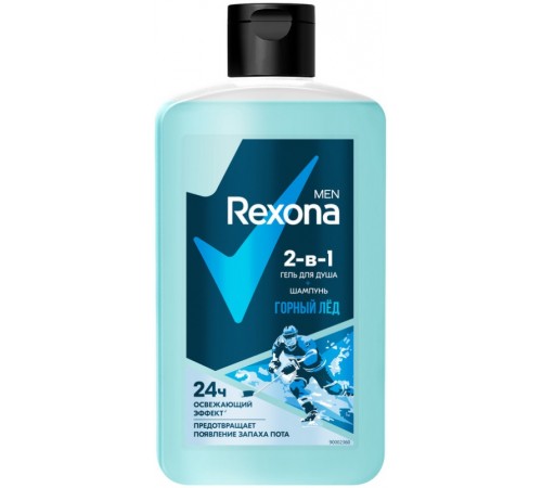 REXONA MEN Гель д/душа 2в1 Горный лед 490мл