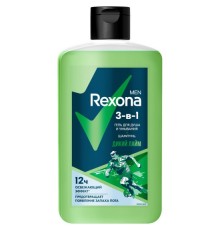 REXONA MEN Гель д/душа 3в1 Дикий лайм 490мл