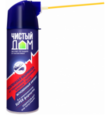 Аэрозоль от ползающих насекомых УСИЛЕННОЙ ФОРМУЛЫ Чистый Дом 400мл 24шт/кор арт.02-856