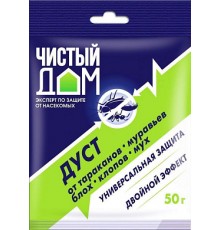Дуст дезар от тараканов, блох, клопов, муравьёв, ЧД  100 шт/кор арт.  02-452