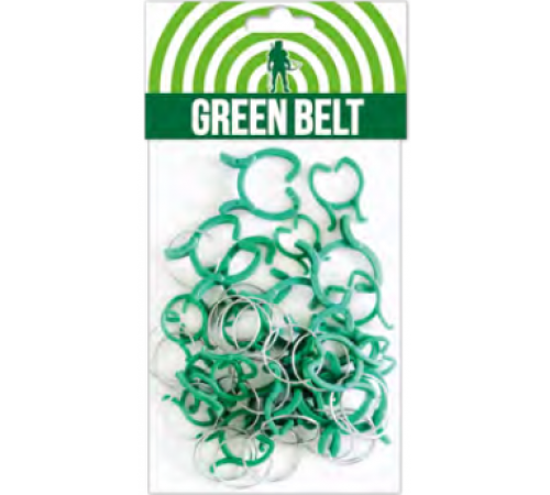 инструмент садовый Комплект зажимов для подвязки растений кольцо,  (50 шт/уп)   - 120 уп/кор  арт. 0