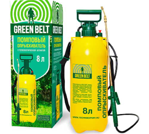 Помповый опрыскиватель  8л, ГБ  6 шт/кор арт.  06-467