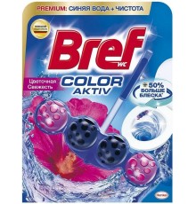 Блок д/унитаза Бреф СИЛА АКТИВ ЦВЕТОЧНАЯ Свежесть 50г   *10*1620