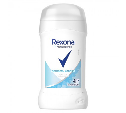 Рексона Део-стик Жен. Легкость хлопка 40мл   6*30*